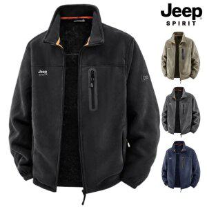지프 JEEP SPIRIT 자켓 집업 후리스 지퍼포인트 플리스 집업 캐주얼 보온점퍼 아웃도어