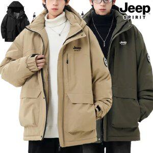 지프 JEEP SPIRIT 패딩 점퍼 그래핀 기모 안감 집업 캠핑 방수 자켓 아웃도어 점퍼 패