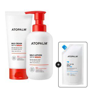 아토팜 MLE 크림 160ml(튜브)+MLE 로션 300ml+[증정] 탑투토워시 리필 250ml