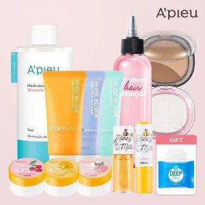 [10%+T5%]어퓨 브랜드위크 Up to 1+1 헤어식초/워터락/블러셔/마데카테트라좀/선크림