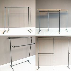 이믹스 튼튼한 파이프행거 /벽선반 1단/2단/DIY/파이프선반/옷걸이/휴지걸이/옷가게/헹거