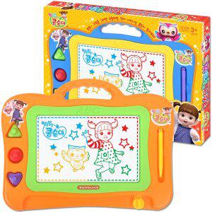 [영실업]R 콩순이 칼라보드 주황/파랑 ks-3003 매직 컬러 자석 드로잉 칠판 그림그리기 색칠공부