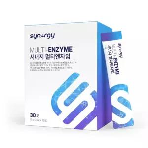 시너지 멀티엔자임 30포,현미발효 분말 등 8종의 효소식품, 곡류 야채 과일 혼합