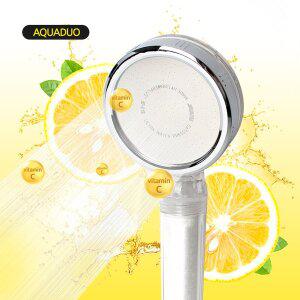 [샤워플러스] 아쿠아듀오 SF-815 비타민 정수샤워기 (클리어) 녹물제거 염소제거