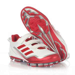 아디다스 스테빌 포인트 로우 AC 포인트화 GZ9013 야구화 레드화이트