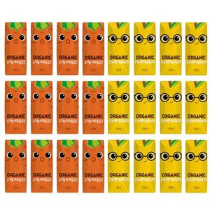 오가닉 과일 주스 125ml 24팩 사과당근 오렌지망고 아기 어린이