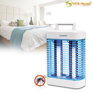 한빛 더블킬러 해충 모기 퇴치기 전격살충기 HV-818 원형 BL램프 18W 저전력 V