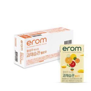 이롬 황성주 과채습관 옐로우 과일야채주스 140ml 24팩