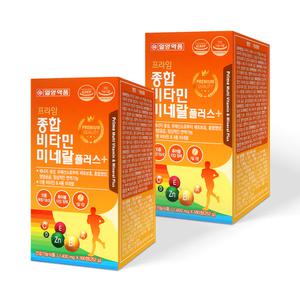 일양약품 프라임 종합비타민 미네랄 플러스 180정 2개 / 12개월분 나이아신 크롬 아연 망간 멀티비타민