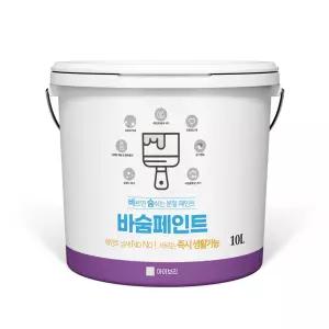 친환경 바숨 페인트 베란다 벽지 목재 아토피 곰팡이 결로 방지 제습 탈취 새집증후군 셀프 10리터