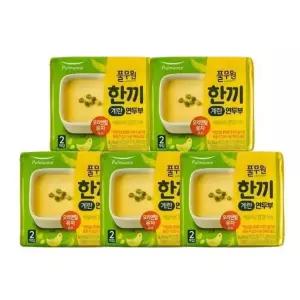 풀무원 한끼계란연두부(2개입 5개) 총 10개 영양가득 아침대용 아이 어른 간식 겨울 식재료