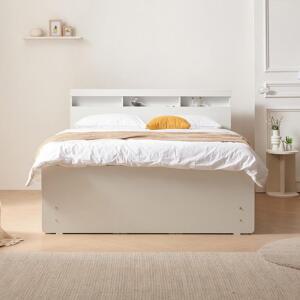 원룸 좁은공간 창고형 수납형 서랍형 퀸침대프레임 매트리스프레임 기숙사