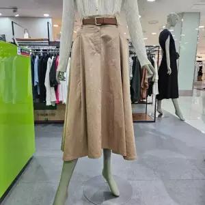 시슬리/애플아울렛/트론즈 벨티드 롱 스커트 SASKA1441