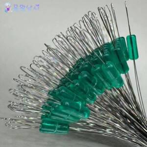 크리스탈 찌스토퍼 100매입 찌멈춤고무 낚시 실속형 채비