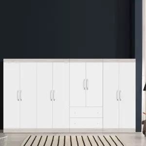 new 리소 12자 세트(4통) 양복장+이불장+투서랍장+선반장 장롱 드레스룸 옷방 침실가구