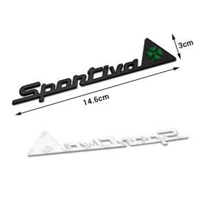 로메오 줄리에타 GT 159 147 156 미토 브레라 줄리아 F1 스텔비오호환 3D 금속 스포티바 스티커 바디 장식 데칼 1