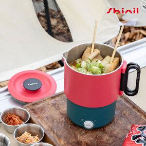 신일 한손에쏙 포터블 접이식포트 110v겸용/전기포트 휴대용 캠핑포트 여행용전기포트 전기냄비