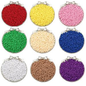 아크릴 볼비즈 3mm 미니 비즈발 키링 만들기 재료