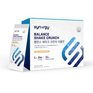 시너지 밸런스 쉐이크 크런치 곡물맛 단백질쉐이크 840g (60gX14포)