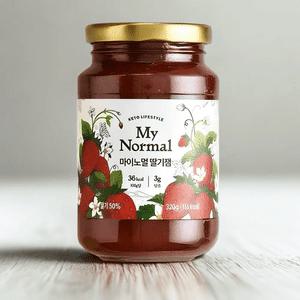 마이노멀 저칼로리 딸기잼 저당 320g 1개