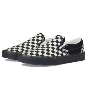 반스 클래식 슬립온 체커보드 체커보드 화이트/블랙