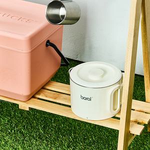 휴대용 접이식 스텐전기포트 1L 듀얼전압 220v/100v 가정용 자취 햇반 캠핑