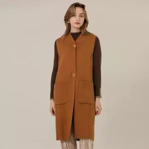 [막스까르띠지오]립 브이넥 롱 니트 베스트