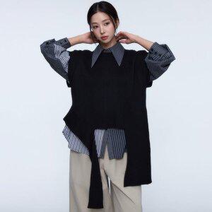 [유니케]제노 하프 조끼+셔츠 세트