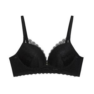 [Wonderbra]원더브라  로맨틱 레이스 노와이어 브라 블랙 WBWBR5N19T