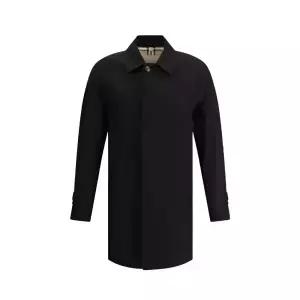 25SS 버버리 남성 쇼트 캠던 헤리티지 싱글 하프 코트 블랙 8079392 A1189