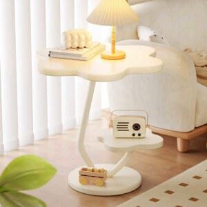 거실 협탁 소파 꽃잎 보조 침대옆 이동식 트레이 쇼파