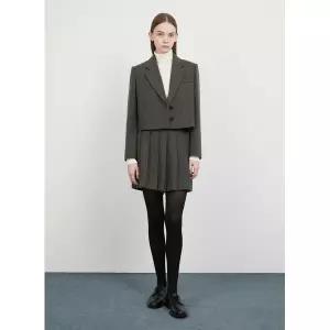 [롯데백화점]시스티나 크롭 헤링본 싱글 셋업 자켓 AWWJKO41710