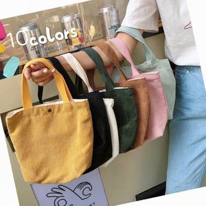 코듀로이백 미니백 토트백 숄더 패브릭 손가방 천가방