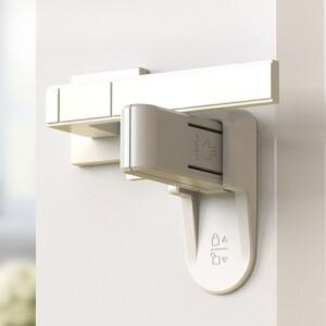 문 열림 방지 잠금 장치 무타공 [문고리 안전 고리 고양이 아기 못열게 현관문 방문 스토퍼 손잡이 도어락]