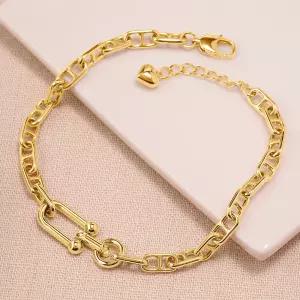 골드앤 14K 이터널 락 팔찌 소