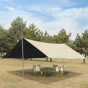 사갓 타프 삿갓 실타프 심지 타푸 렉타 쉘 차광막 그늘막 백패킹 4m x 3m