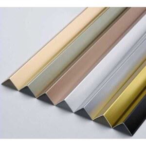 모서리 몰딩 미터 길이 2 5m 사분면 비딩 mmx10 코너비드 스테인레스 금색 접착식