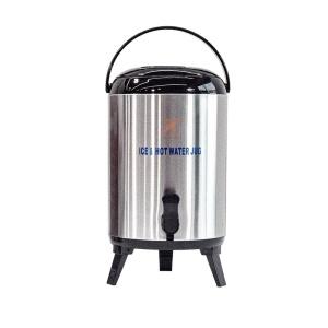 필하이 대용량 보온보냉 캠핑 워터저그 접이식 업소용 스테인리스 보온물통 B타입 10L(실용량 9.5L)