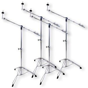 그리핀 심벌 스탠드 퍼커션 틸트프로 에디션 4팩 드러머용 더블 브레이스 크롬 삼각대 하드웨어 충돌 승차 스플래시용 헤비 듀티 마운트