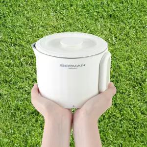 베르만 컴팩트 전기포트 휴대용 여행용 접이식 분유 라면 햇반 캠핑 멀티 커피 포트