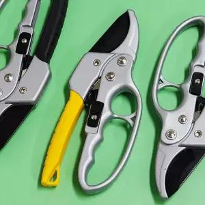 고급 라쳇 원예 가위/다목적/고지/전지/양손/재단/조경/포도/적과/나무/가지/치기/일제/잔디/분재/꽃가위