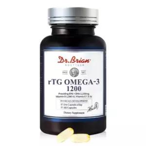 닥터브라이언 앤초비 알티지 고함량 오메가3 1200 비타민D 비타민E 함유 180캡슐 대용량(6개월분)