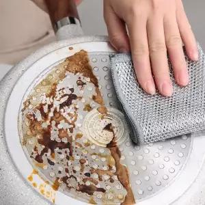 [땡처리] 2겹 2중 다용도 은사 수세미 노스크래치수세미 헹굼수세미 망사수세미 다목적수세미 거품잘나는수