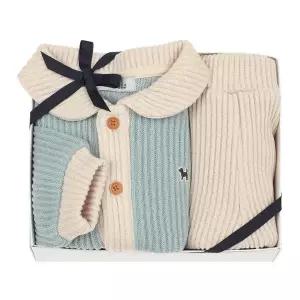 갤러리아 (백일,돌,예쁜아기옷)MN)BLUEDOG가디건상하세트B(45C13-610-02)