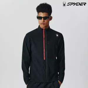 [국내 매장품] 스파이더 남성 액티브 트리코트 셋업 집업 SPIPCNFT113MBLK 131806