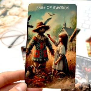 타로 영어 PDF 가이드 양면 필름 스크래치 방지 점술 보드 게임 78PCs 70*120mm