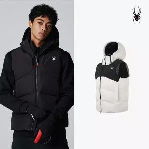 [국내 매장품] 스파이더 공용 후드 덕 다운 베스트 SPIWCNDV221U 131282