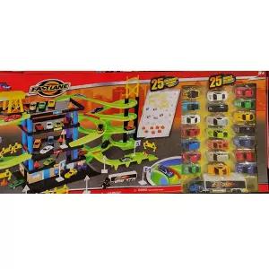 패스트레인 고층 주차장 디럭스 세트 장난감 자동차 미니카 FASTLANE