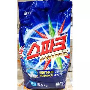 스파크 리필용 세탁 세제 5.5kg X3/리필/가루/빨래/세재/분말/세탁기용/일반/대용량/세탁기/전용/세척력