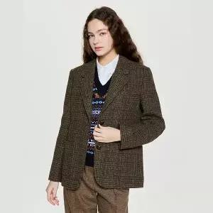 [롯데백화점]헤지스레이디스 헤링본 싱글자켓 HSJA5D910